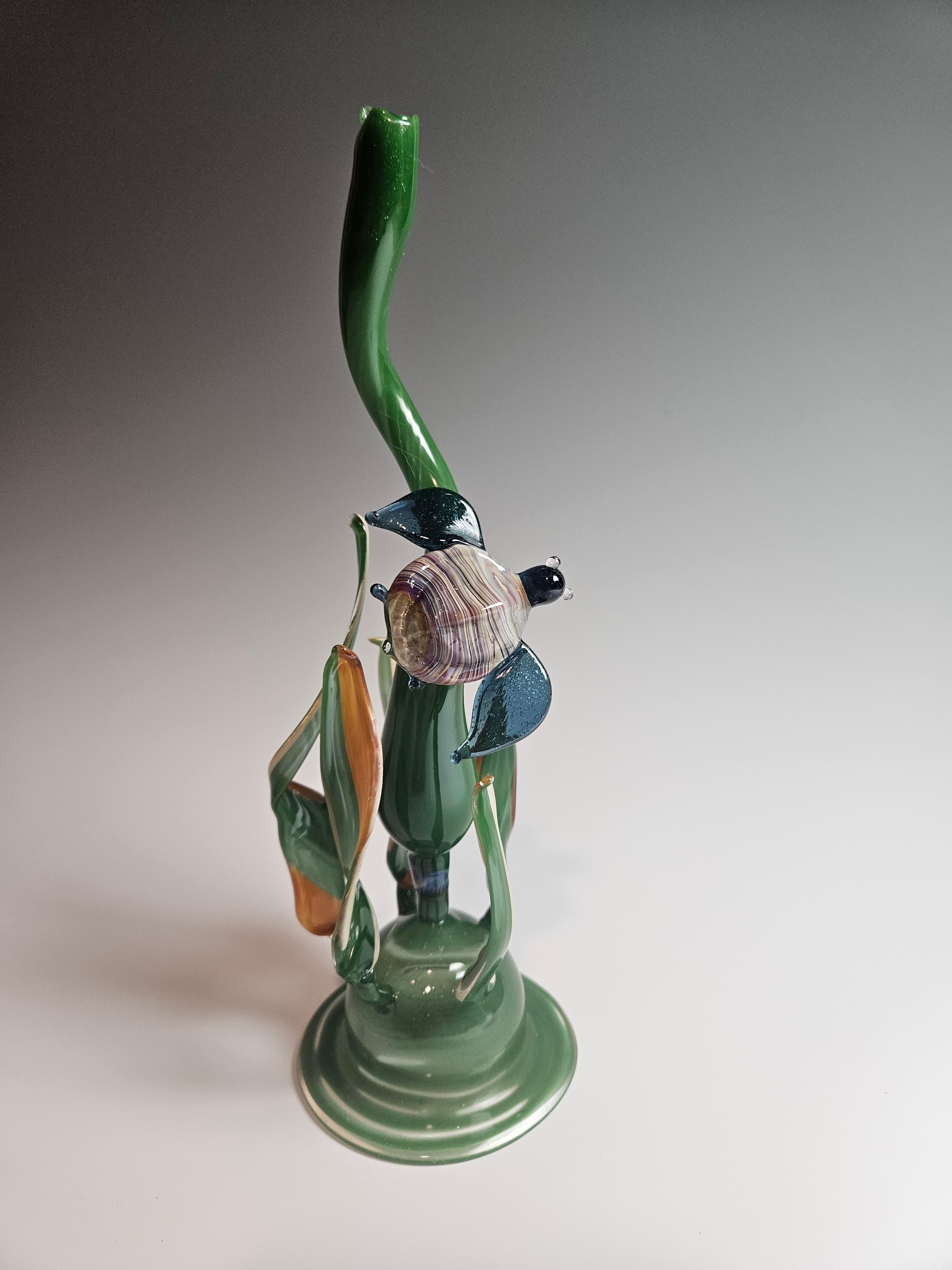 Glass art piece Sea Turtle Sculpture